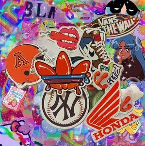 Brand stickers unique bundle